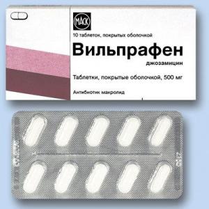 Джозамицин при уреаплазме